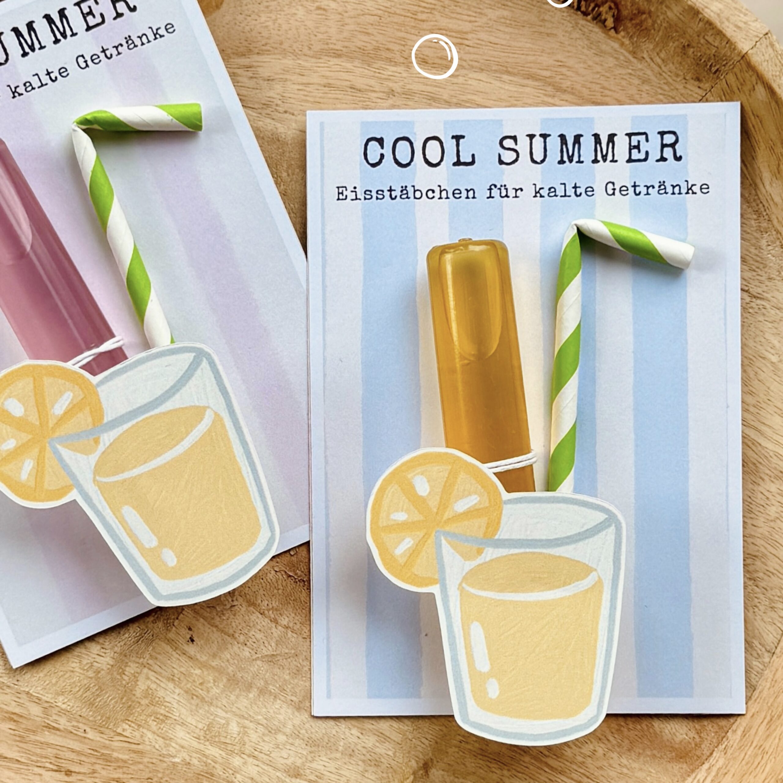 "Cool Summer" Bastelbogen für Kühlakkus – Bild 3