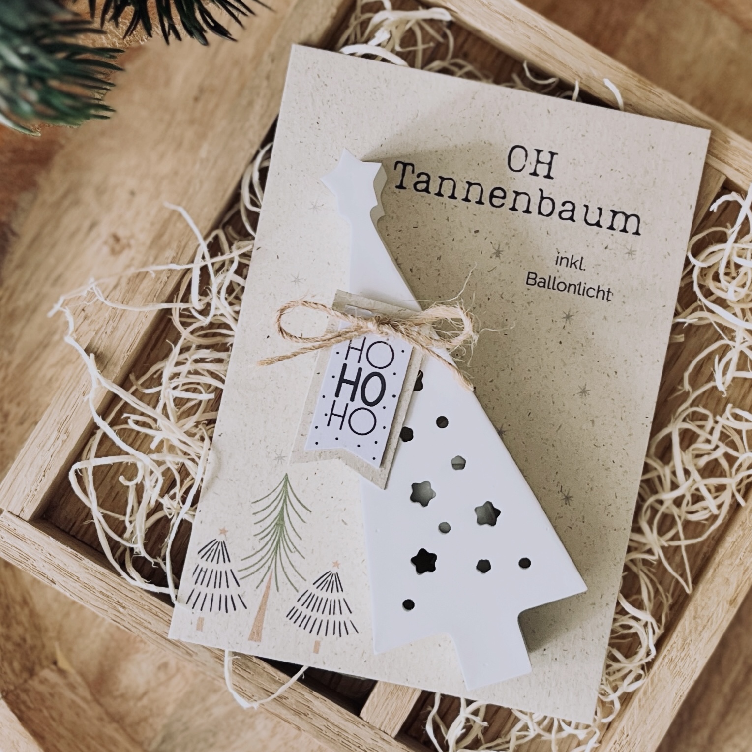 "Tannenbaum" Druckvorlage für Produktkarten – Bild 4